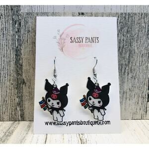 Kuromi Sanrio My Melody Hello Kitty  Earrings NEW
